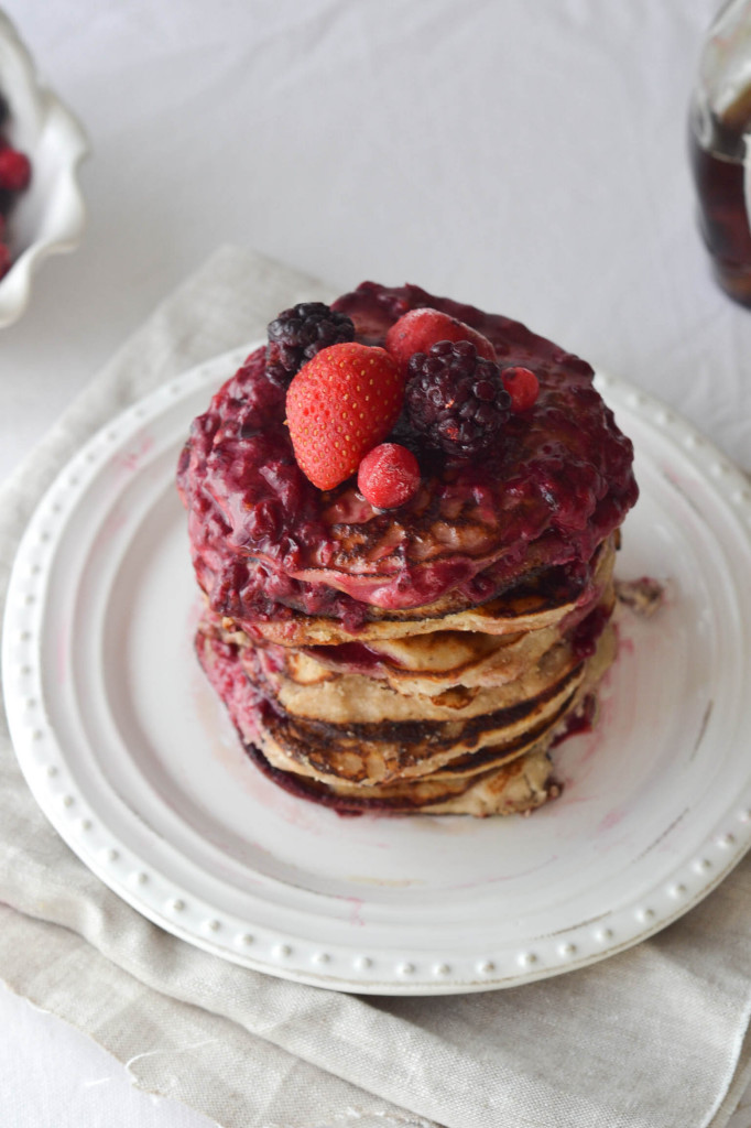 Grainfree Banana Berry Pancakes Wallflower Kitchen