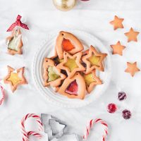 Gingerbread Stained Glass Cookies