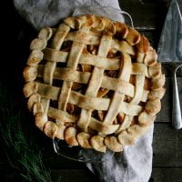 Salted Caramel Apple Pie (Vegan)