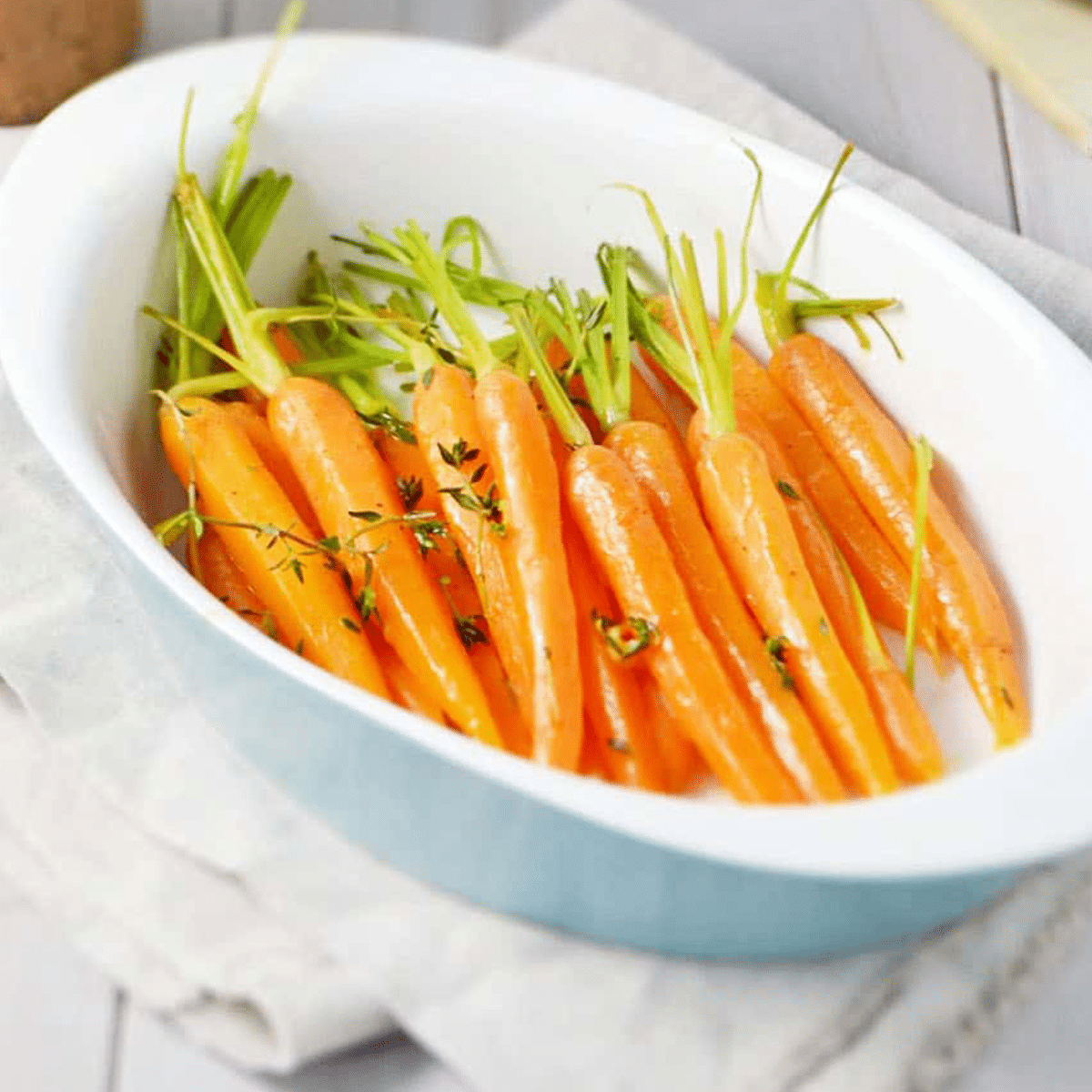 Vegan Buttery Orange Glazed Carrots