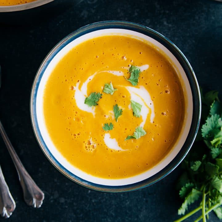 Spicy Root & Lentil Soup (Vegan + GF)