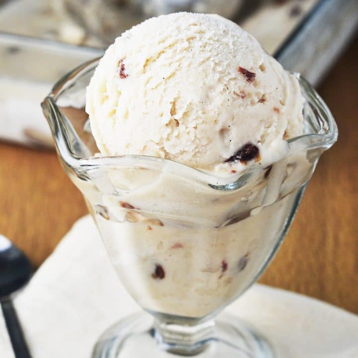 Vegan Rum & Raisin Ice Cream