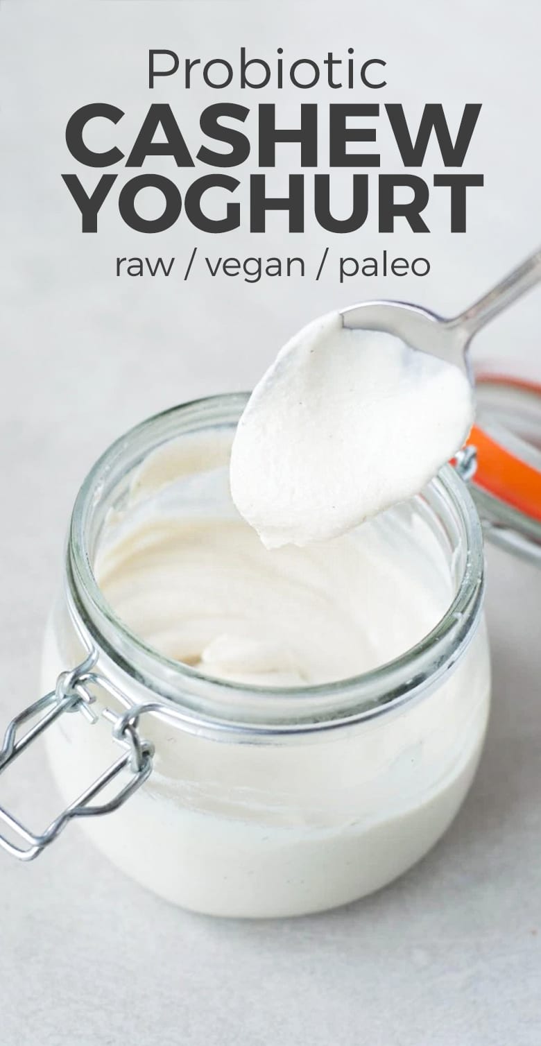 Raw Probiotic Cashew Yoghurt & Frozen Yoghurt