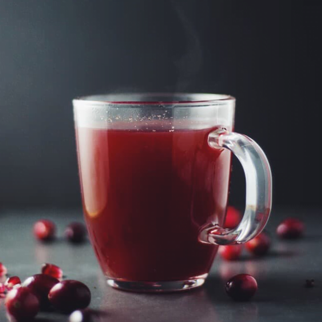 Mulled Cranberry Juice with Apple & Pomegranate Wallflower Kitchen