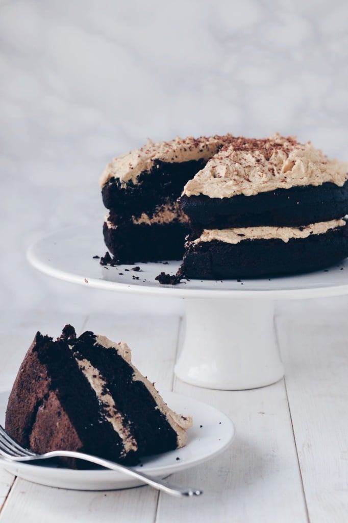 Chocolate Guinness Cake with "Baileys" Buttercream Frositng
