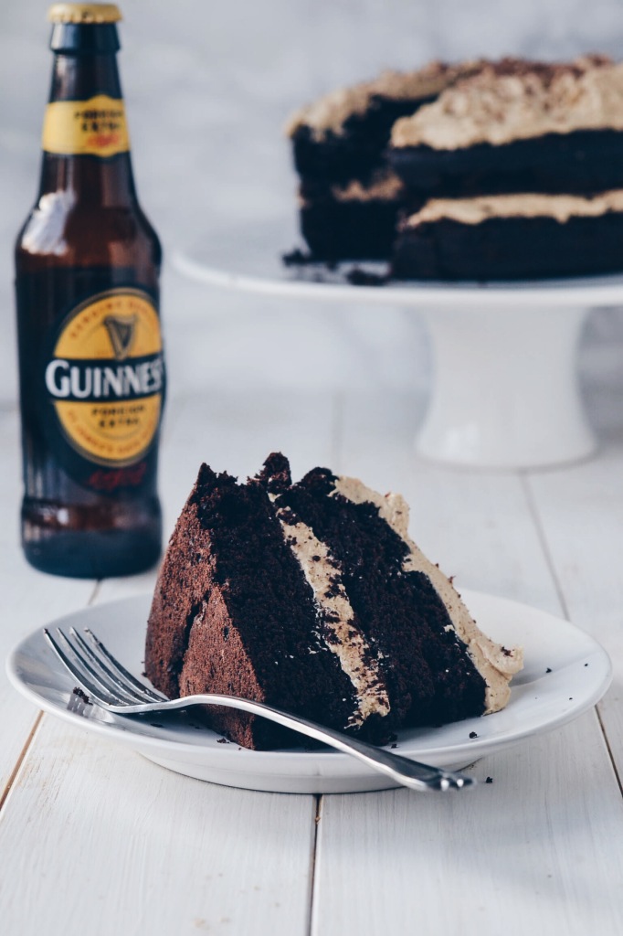 Chocolate Guinness Cake with "Baileys" Buttercream Frositng