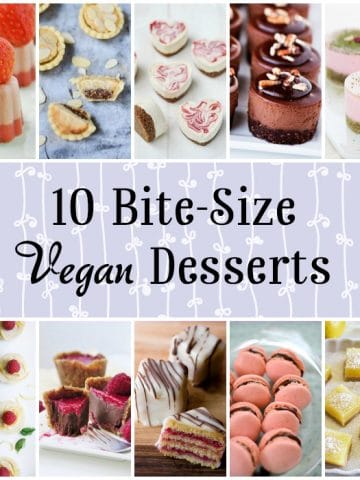 10 Mini Vegan Desserts - Perfect for parties and afternoon tea! - WallflowerGirl.co.uk #vegan