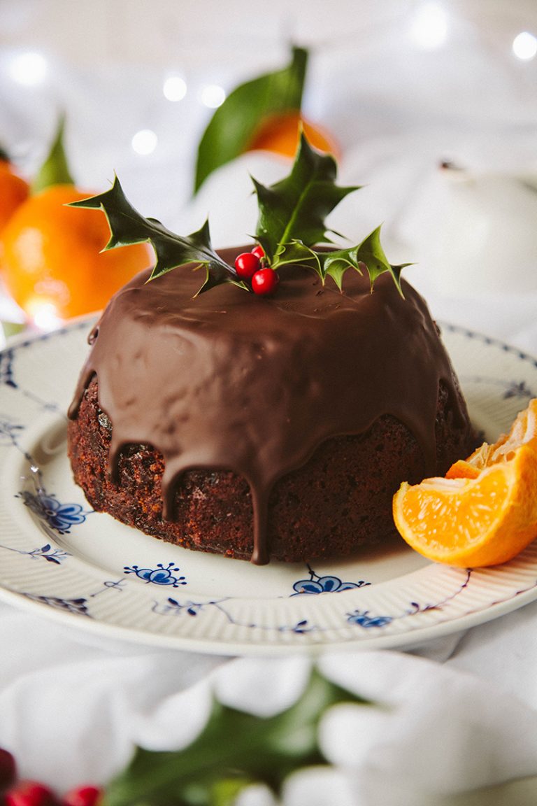 Chocolate Orange Vegan Christmas Pudding Wallflower Kitchen