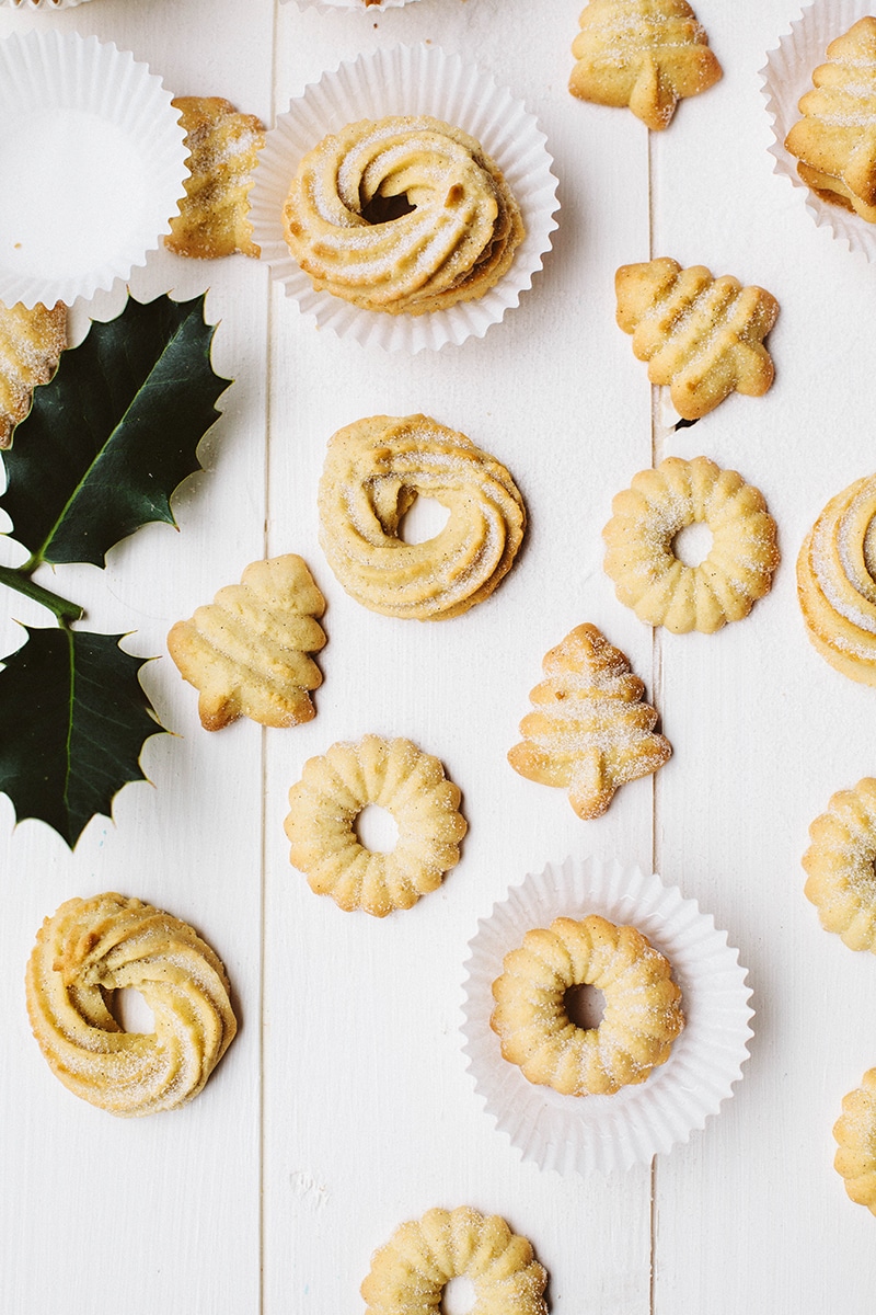 Vegan Danish Butter Cookies - Wallflower Kitchen