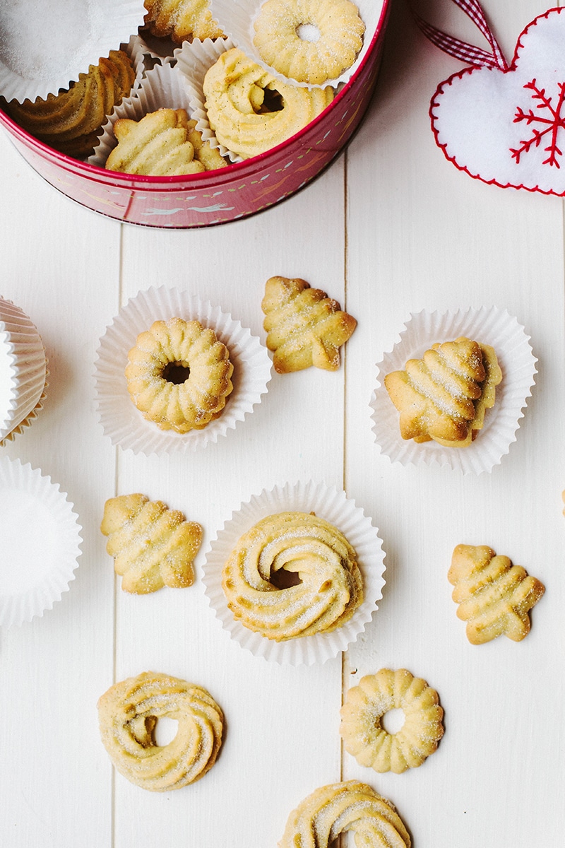 Danish Butter Cookies Recipe - Veronika's Kitchen