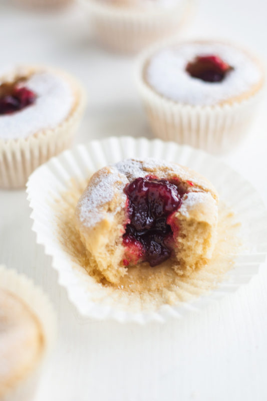 Vegan Jam Donut Cupcakes Wallflower Kitchen