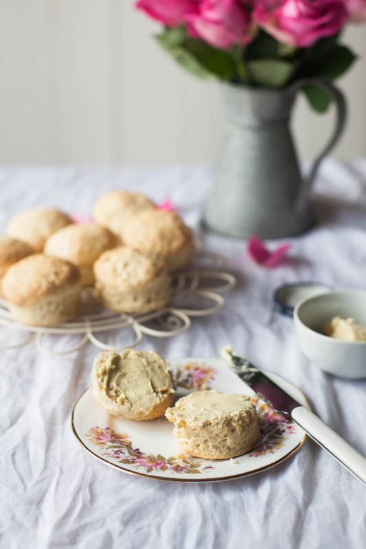 Vegan Rosewater Scones Wallflower Kitchen
