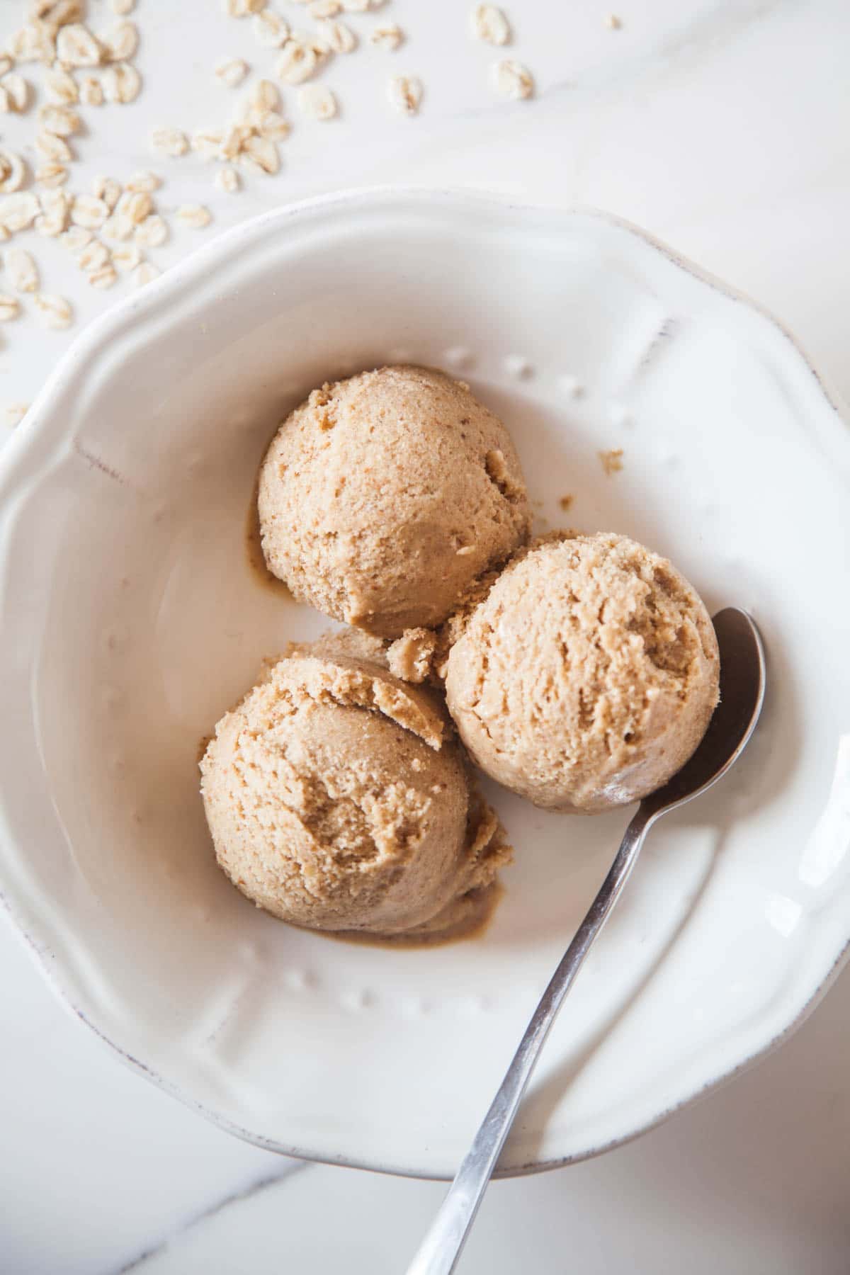 Vegan Oat Raisin Cookie Dough Ice Cream