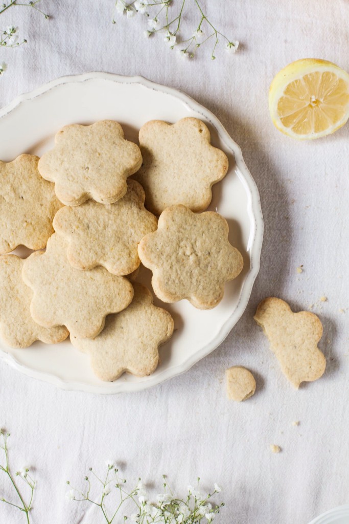 Vegan Chamomile & Lemon Shortbread