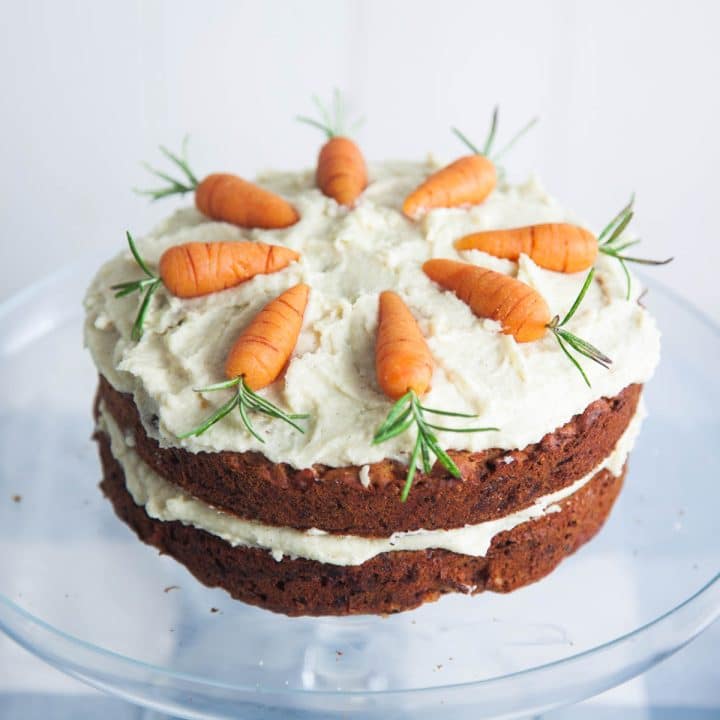 Healthy Vegan Carrot Cake