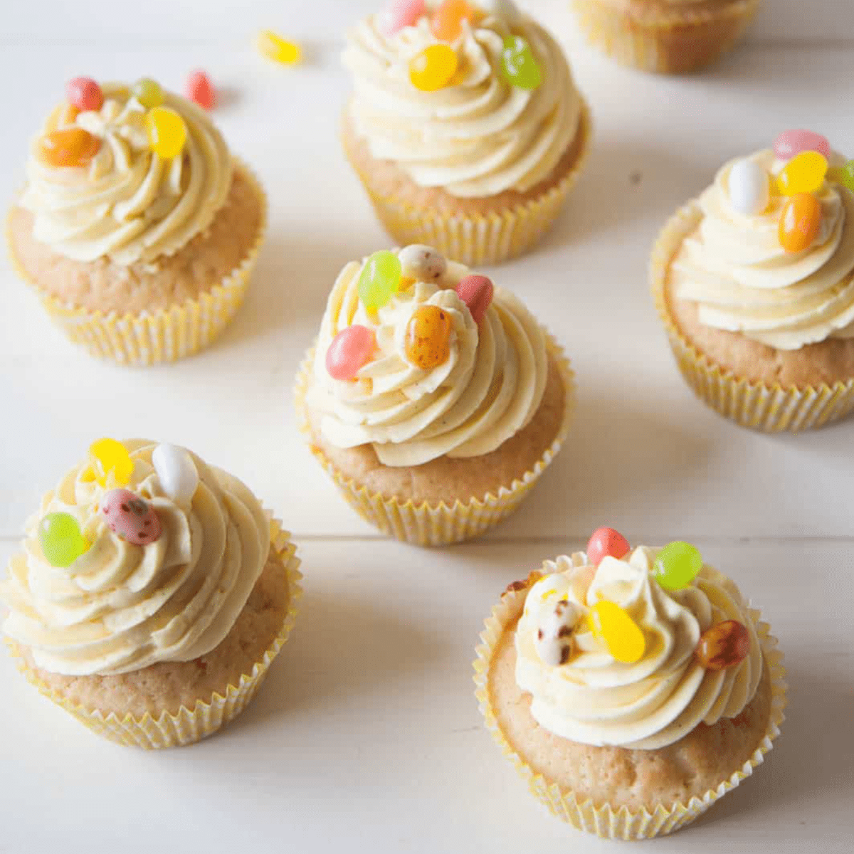 Vegan Zesty Cupcakes with Lemon Buttercream for Easter