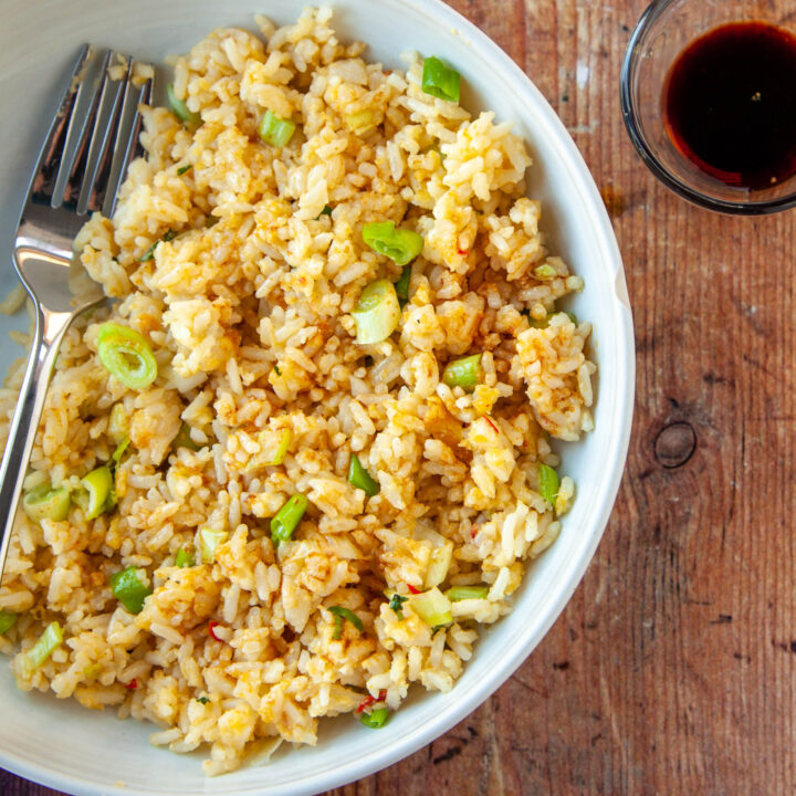 Vegan Egg Fried Rice