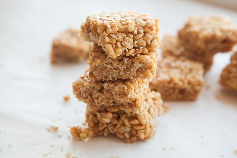 Sesame Seed Rice Krispie Treats