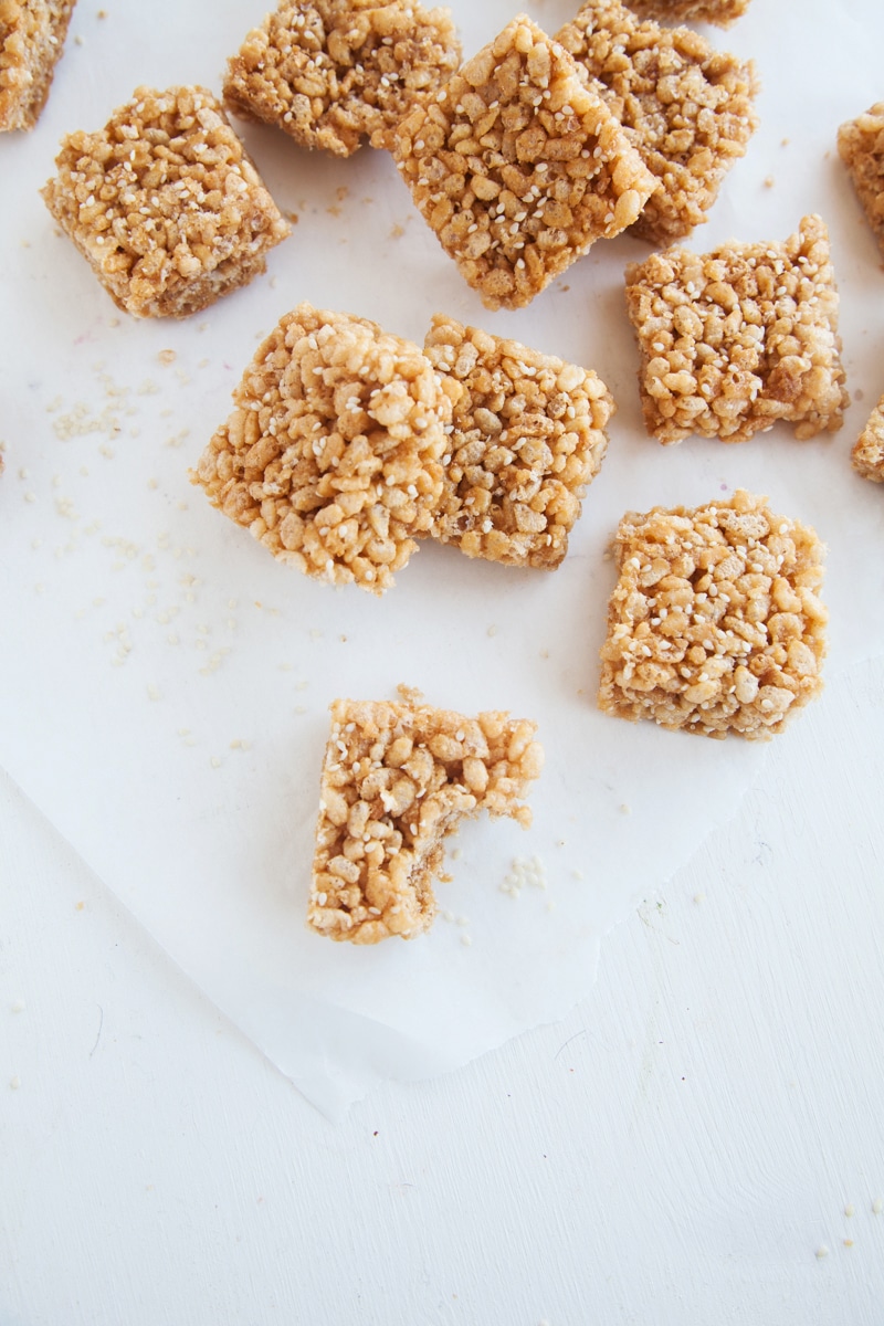 Sesame Seed Rice Krispie Treats