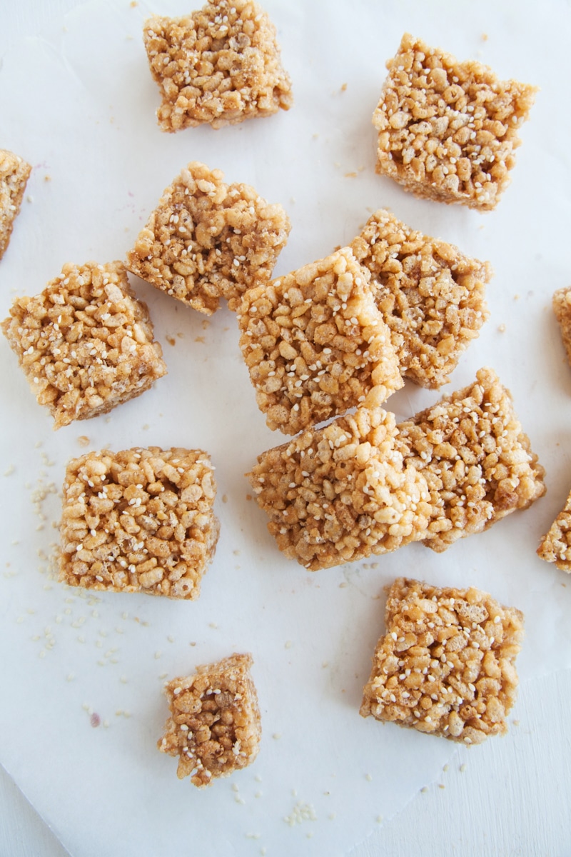 Sesame Seed Rice Krispie Treats