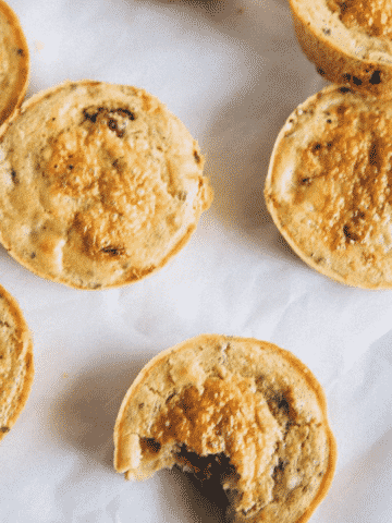 Easy, tasty, healthy and budget-friendly mini vegan quiches made with chickpea flour! One of my favourite snacks to make and easy to switch up with different fillings and flavourings.