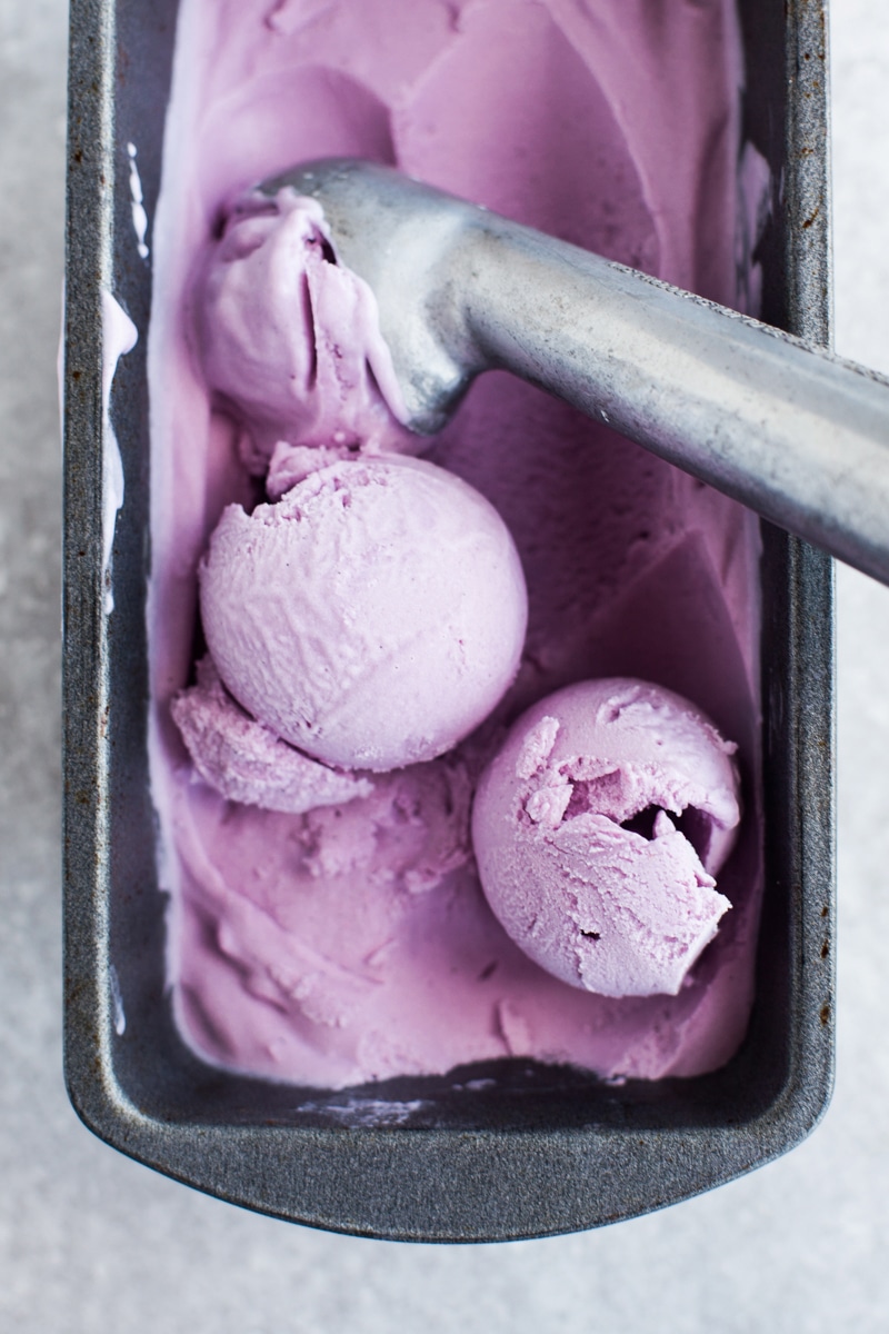 COCONUT & PURPLE SWEET POTATO ICE CREAM