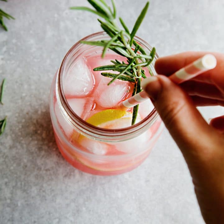 Grapefruit & Rosemary Gin Cocktail