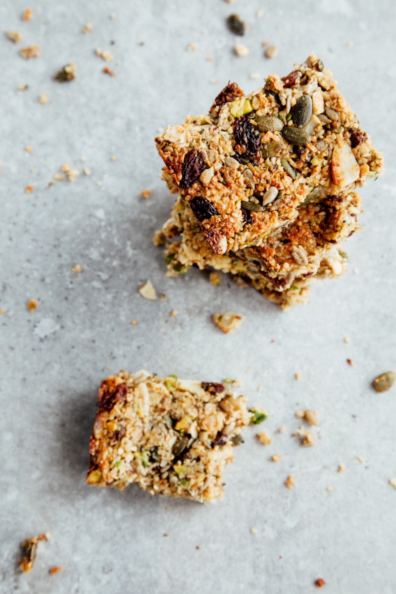 Protein Breakfast Bars (Vegan + Paleo)