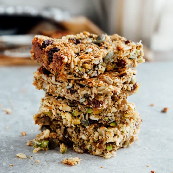 Protein Breakfast Bars (Vegan + Paleo)