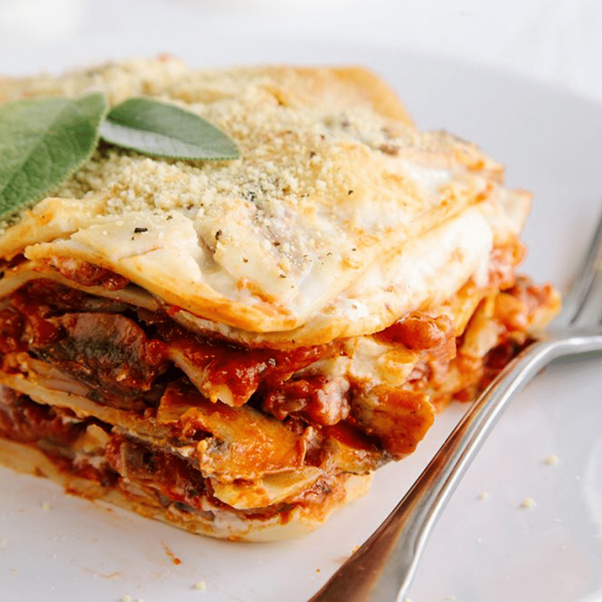 Vegan Mushroom Lasagna (Gluten-free)