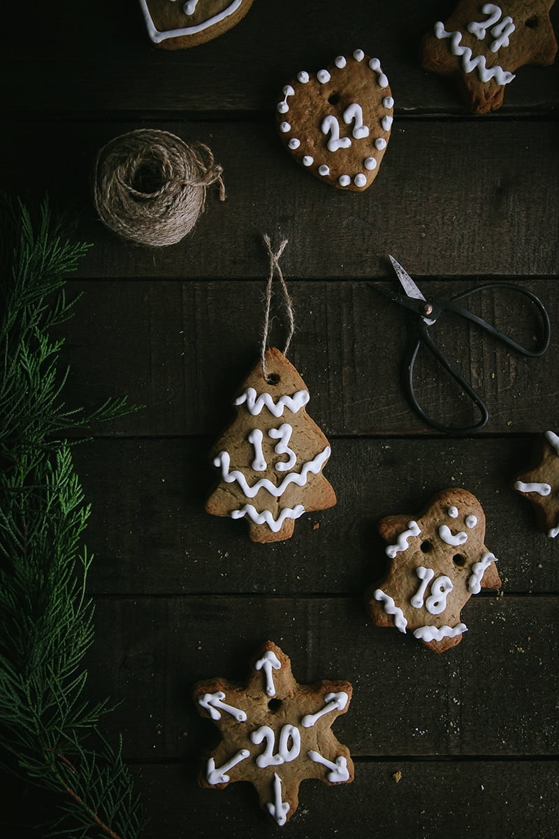 Gingerbread Advent Cookies (Vegan)