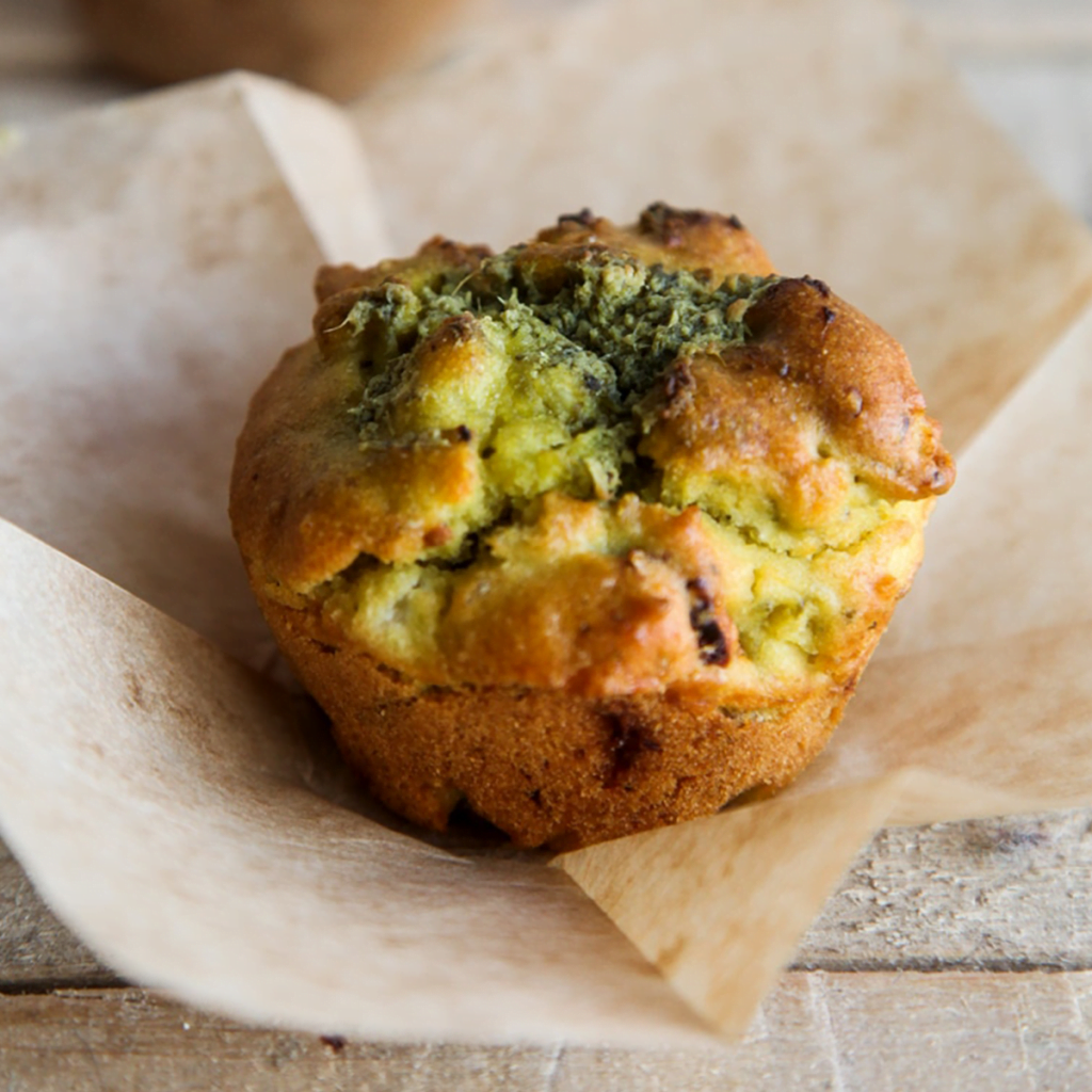 Glutenfree Savoury Muffins with Pesto (Vegan) Wallflower Kitchen