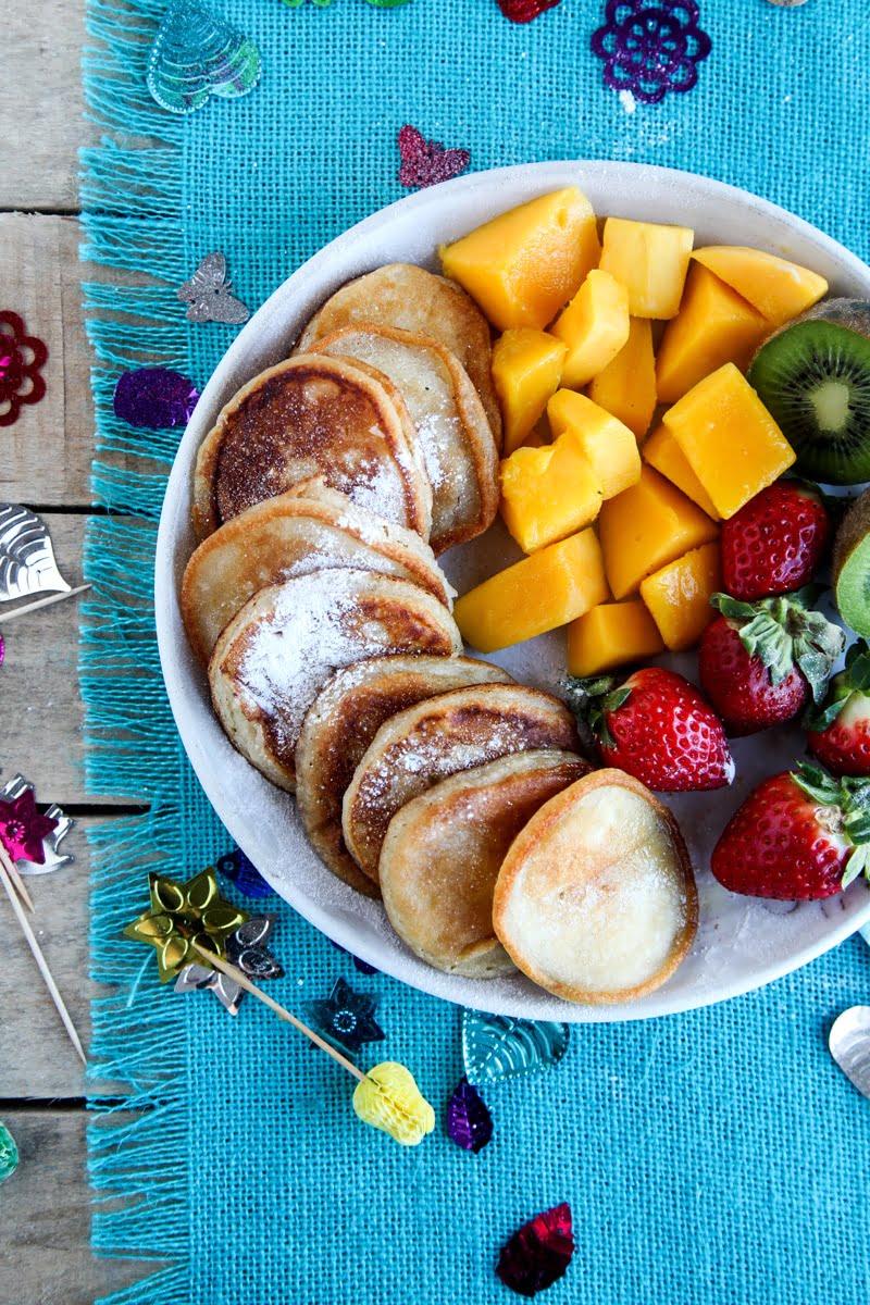 Easy vegan Mini Pancakes {the perfect Sunday breakfast