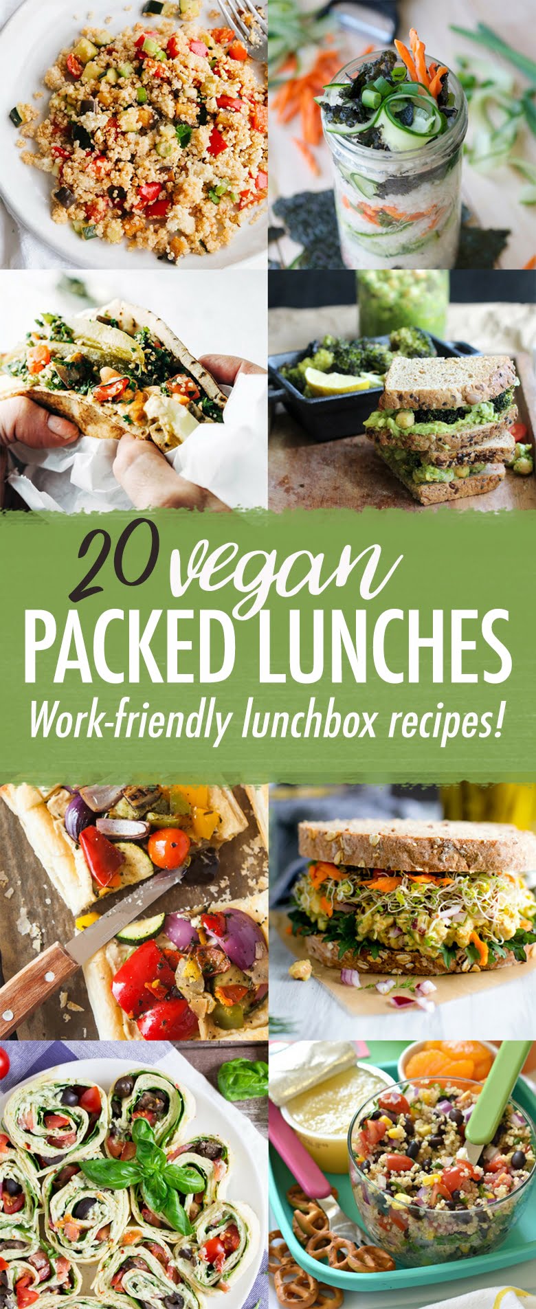 20 Vegan Packed Lunch Recipes