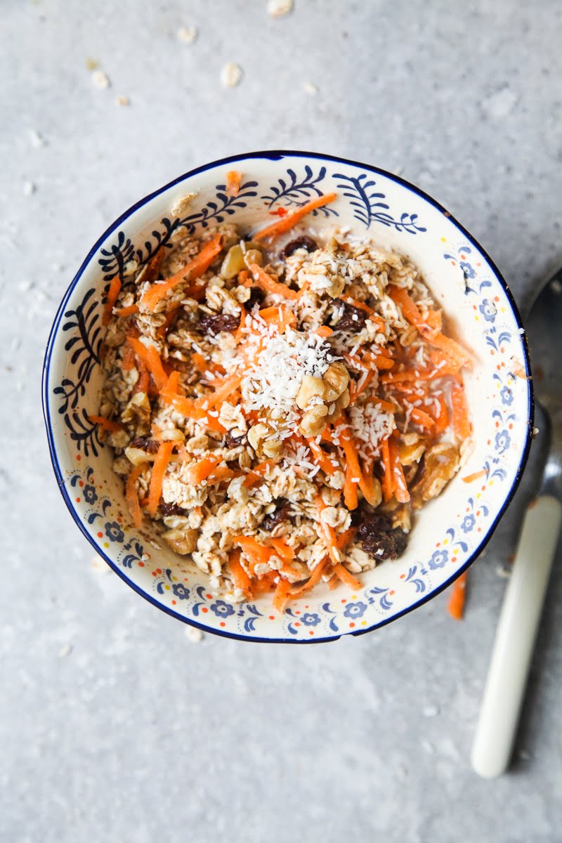 Carrot Cake Muesli (Vegan + GF)