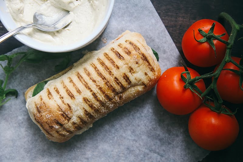 Vegan Caprese Panini