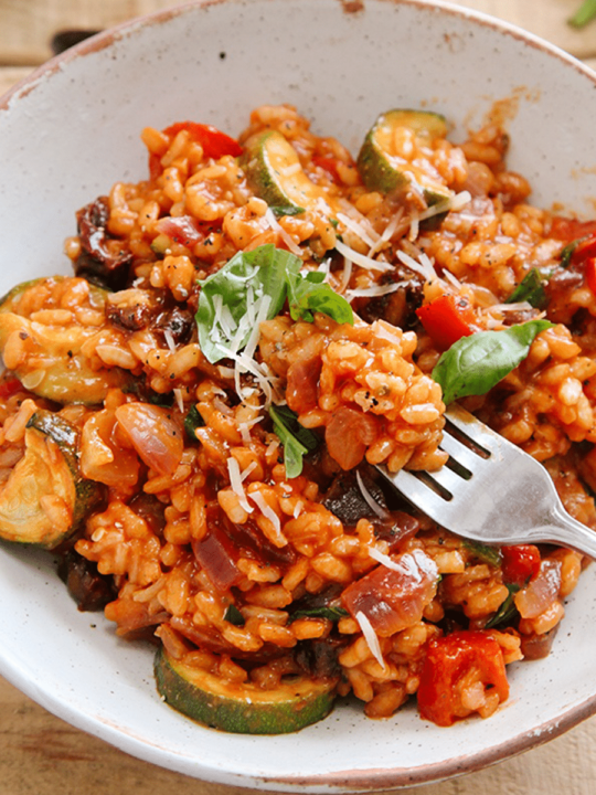 Vegan Primavera Risotto - Wallflower Kitchen