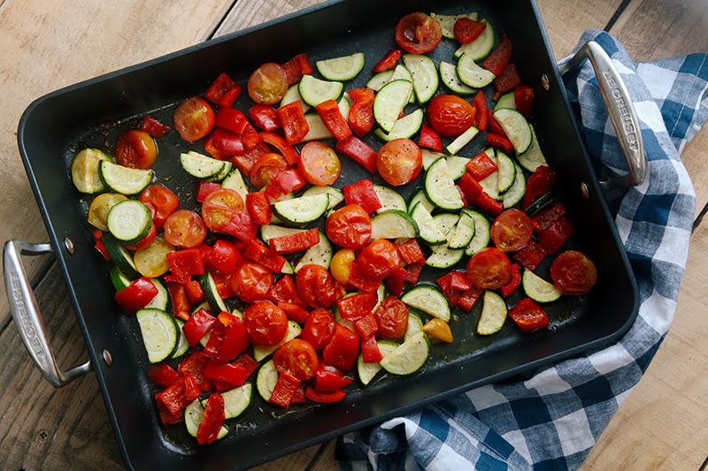 Tomato & Roasted Mediterranean Vegetable Risotto