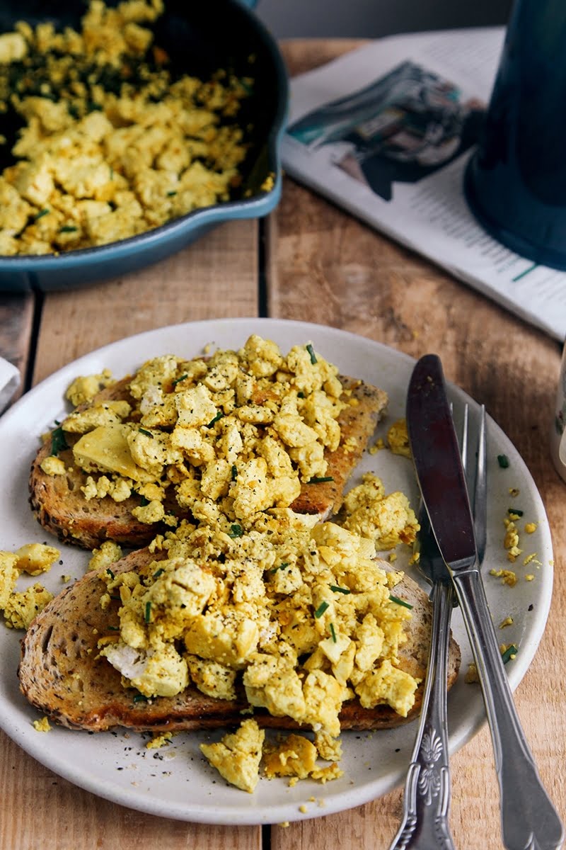 Vegan Hard Scrambled Eggs (Made With Tofu)