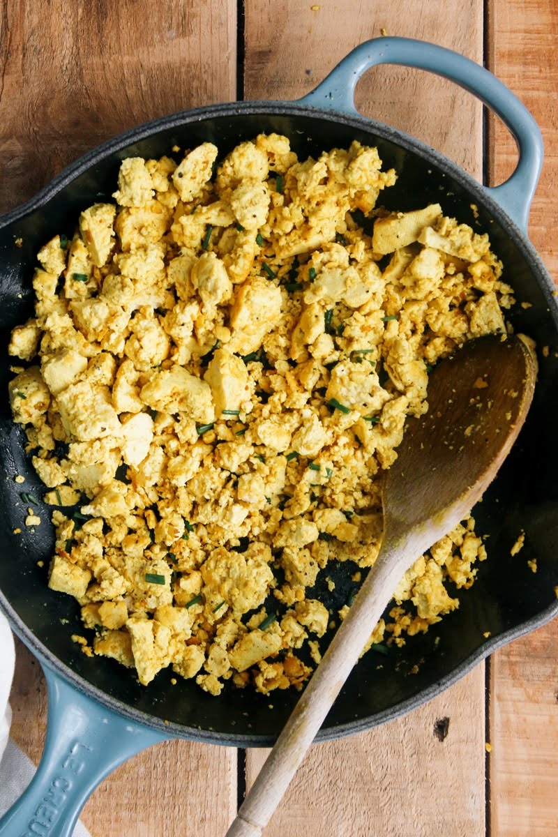 Vegan Hard Scrambled Eggs (Made With Tofu)