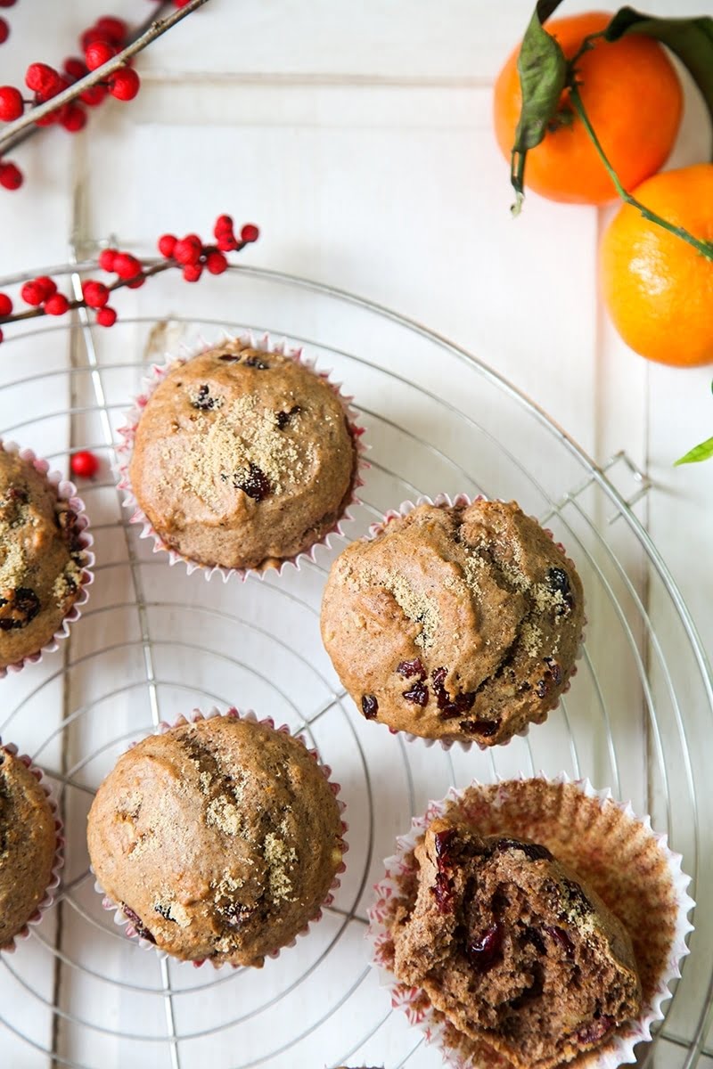 Christmas Morning Muffins #vegan #dairyfree #eggless #christmas