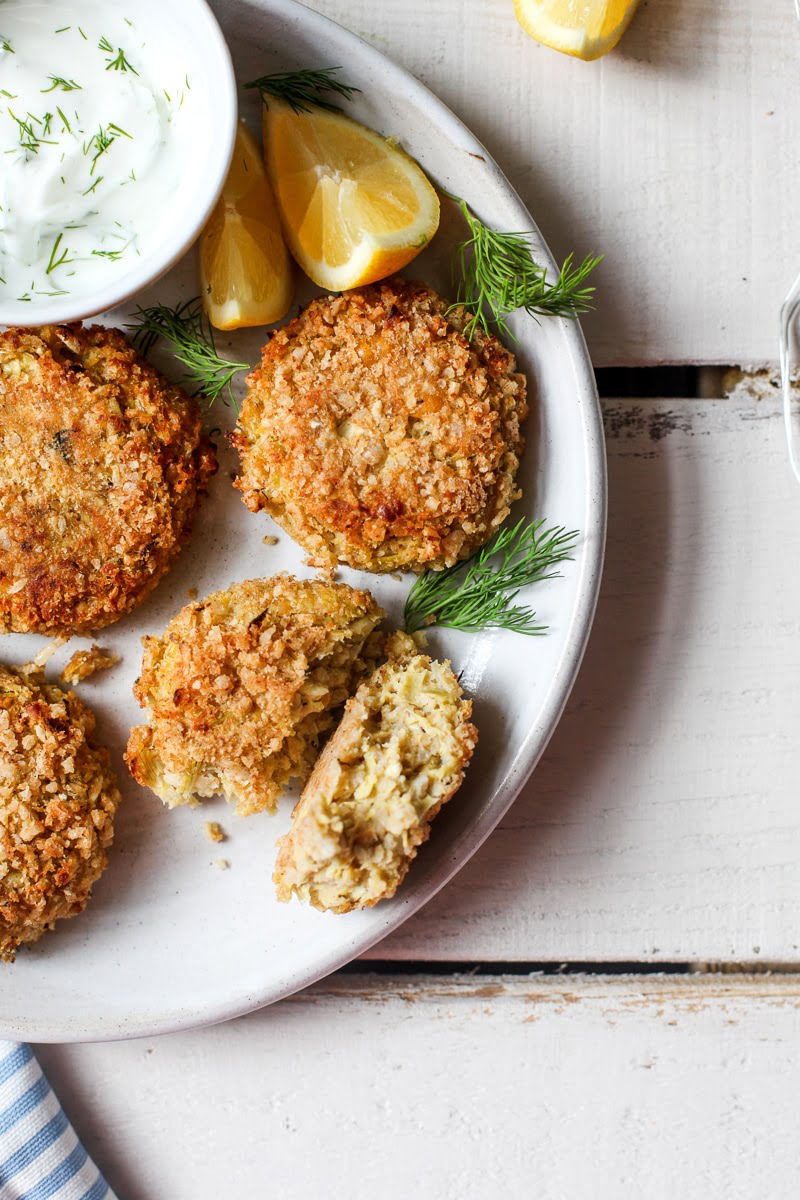 Mock "Crab" Cakes #vegan #vegetarian #glutenfree