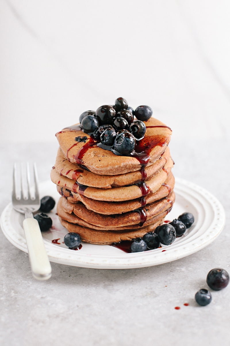 Whole-Food Plant-Based Pancakes - Wallflower Kitchen