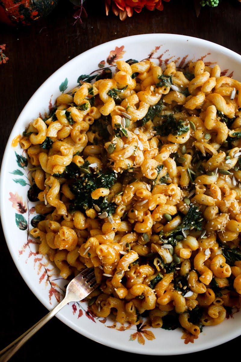 Vegan Pumpkin Mac & Cheese