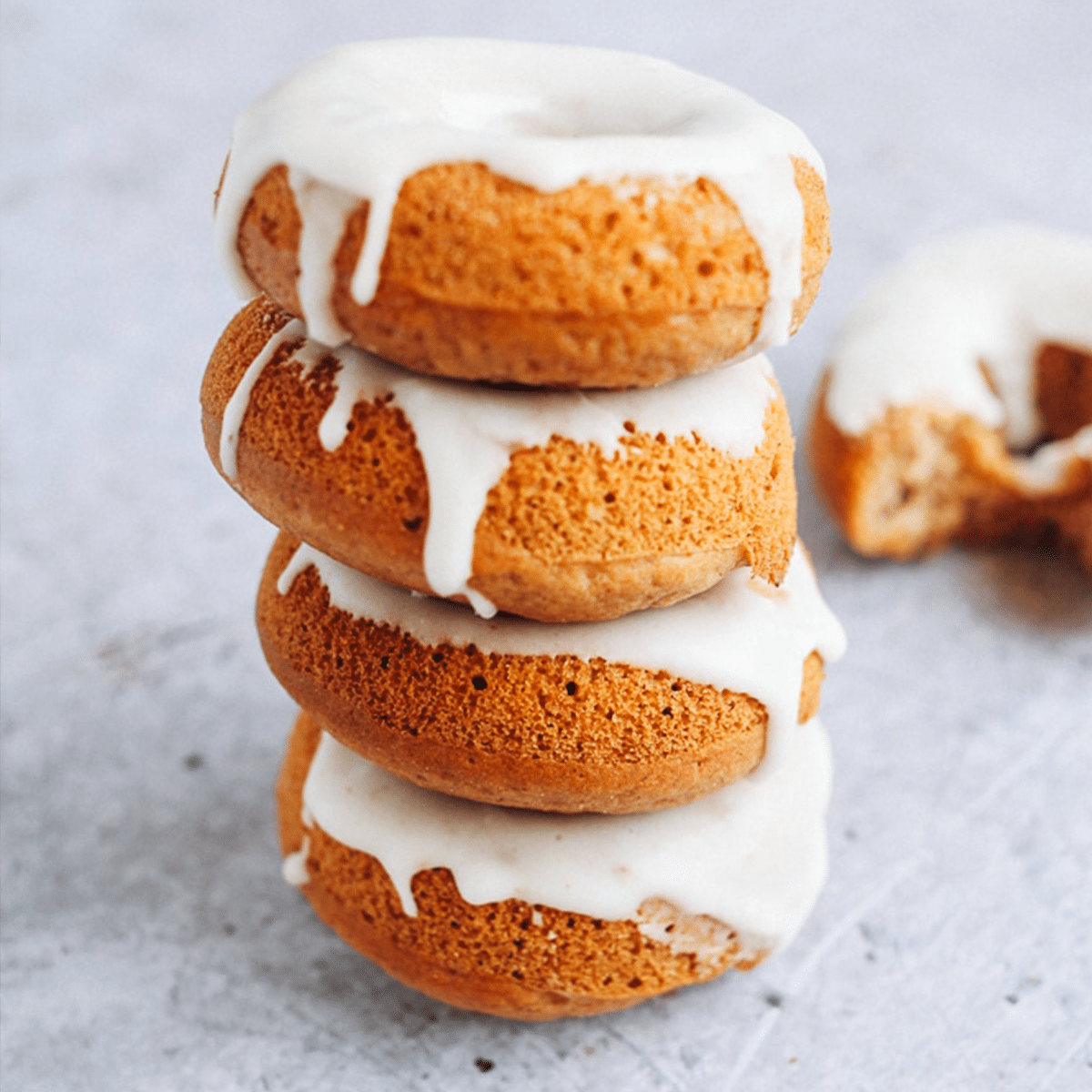 Vegan Baked Gingerbread Donuts