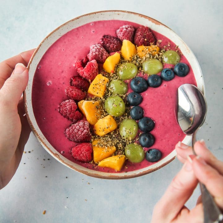 Rainbow Berry Smoothie Bowl - Wallflower Kitchen
