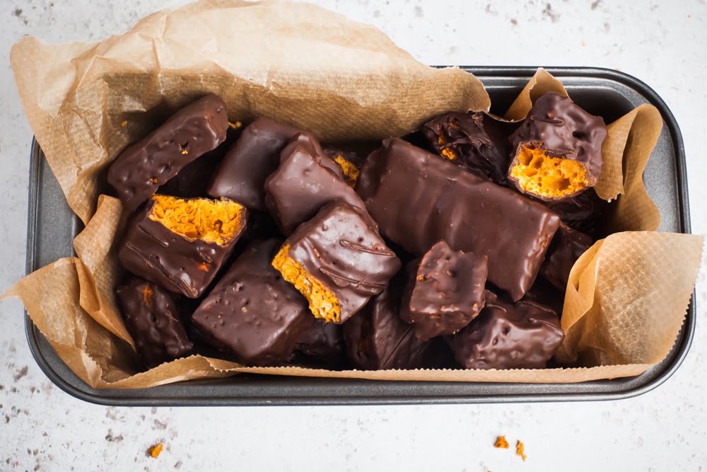 Vegan Crunchie Bars