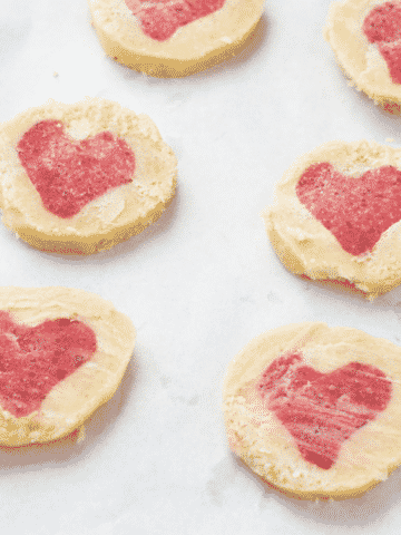 Almond Flour Hidden Heart Cookies