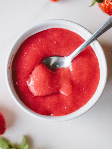 Quick Sugar-free Strawberry Sauce
