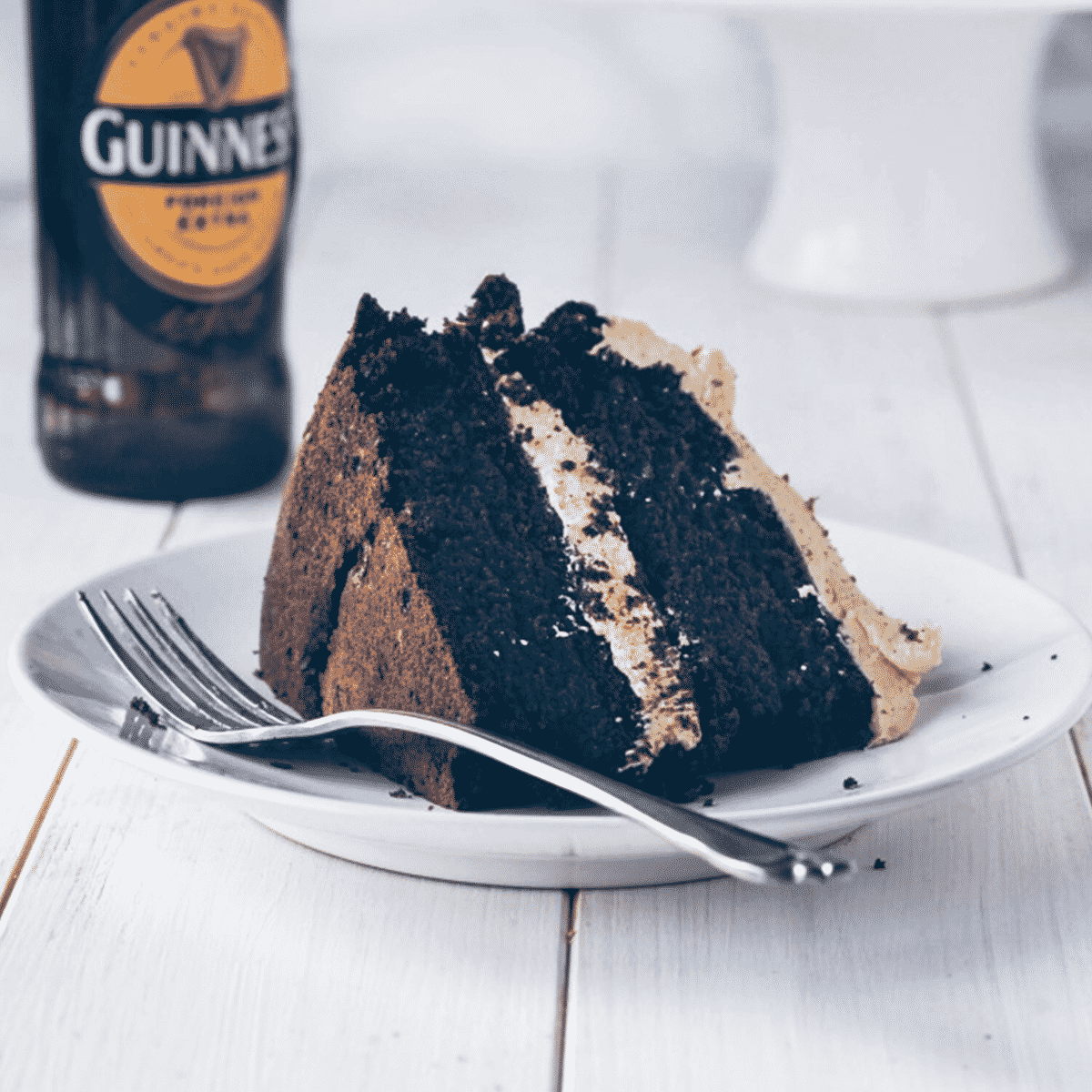 Vegan Guinness Chocolate Cake with Irish Cream Frosting